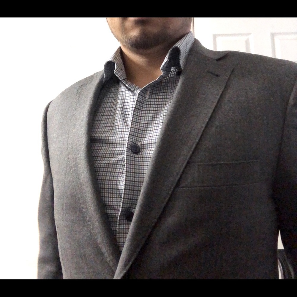 Geoffrey Beene Gray Suit/sport jacket